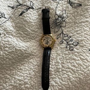 Stuhrling genuine leather original kinetic watch - no batteries!